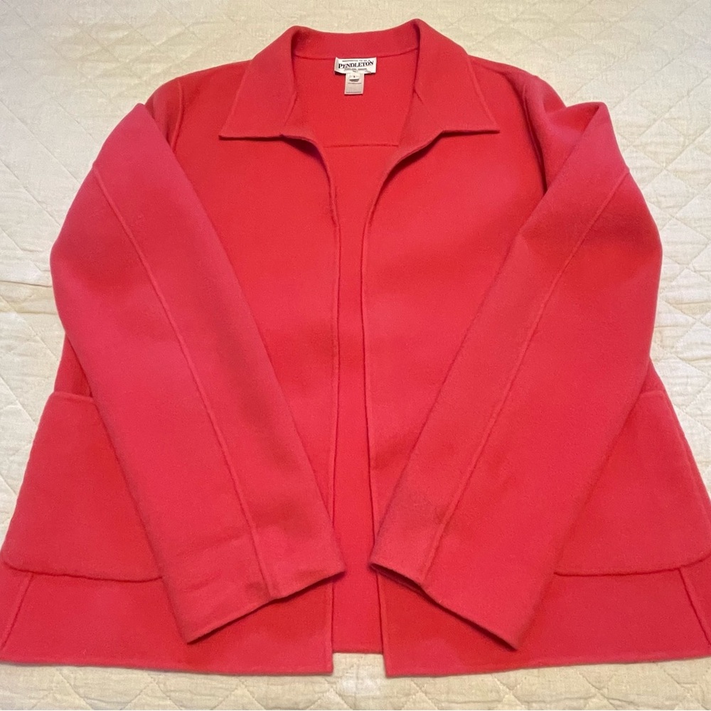 Pendleton Boiled Wool Coral Jacket - image 2
